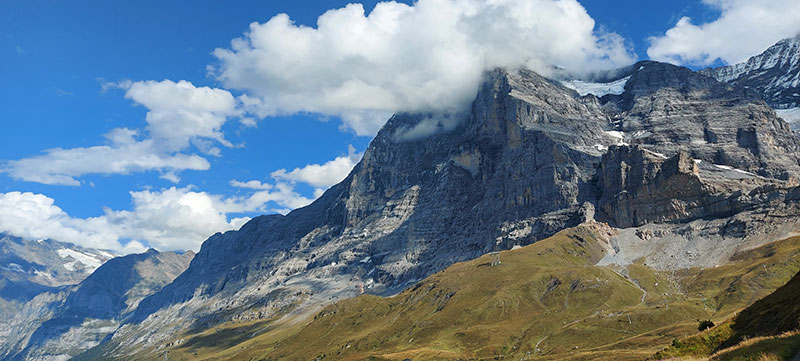 Eiger north Face from Kleine Sheidegg