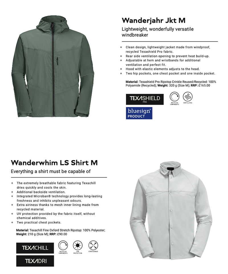 Jack Wolfskin Wanderlust Collection 1