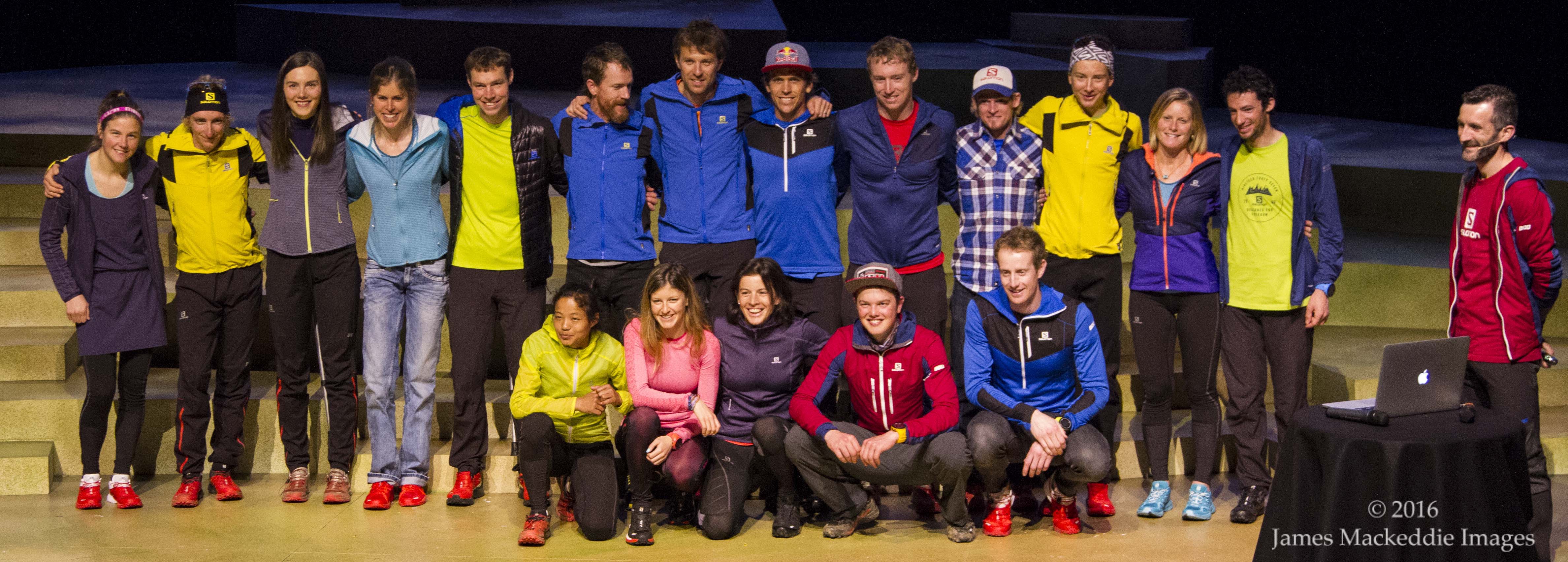 Salomon Advanced Week Team on stage cropped