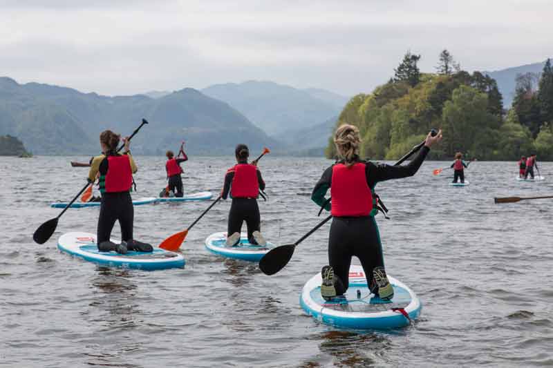 Stand up paddle boarding at the 2015 Keswick Mountain Festival