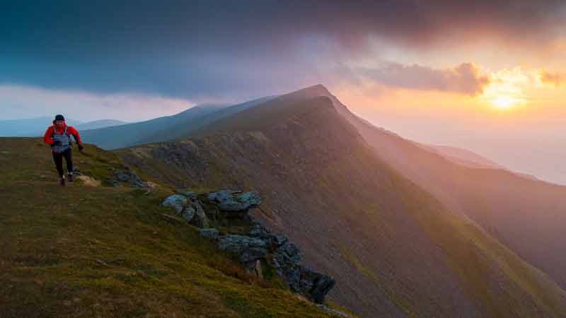 Steve Birkinshaw on Blease Fell Terry Abraham