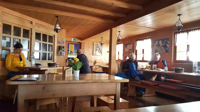 Via Alpina 2019 Blumisalp hut 2