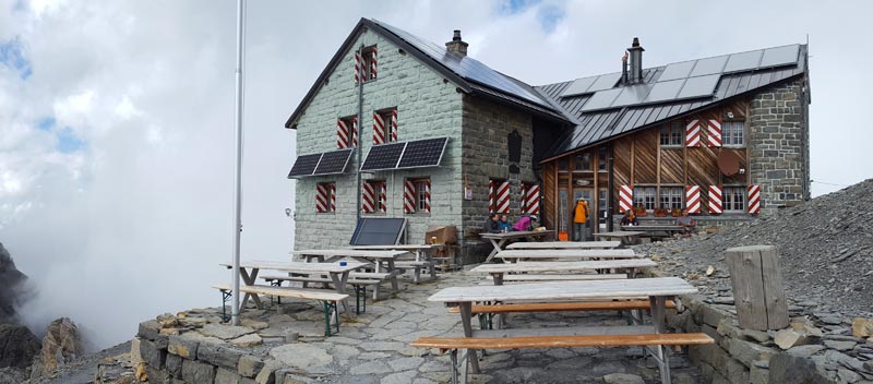 Via Alpina 2019 Blumisalp hut