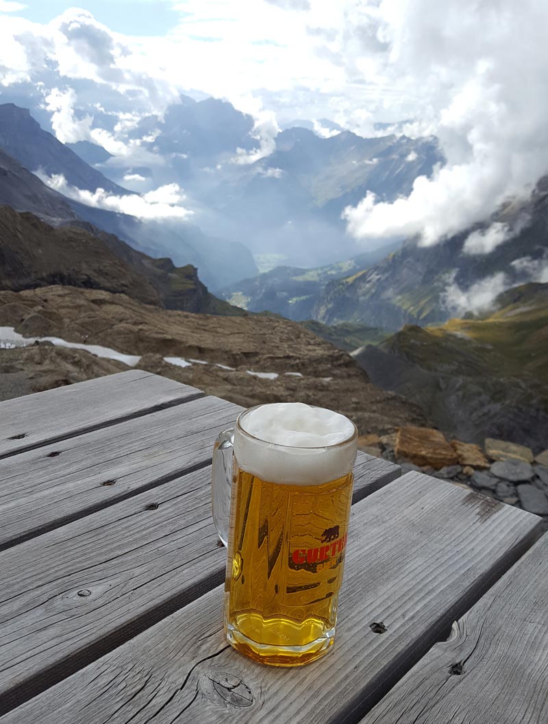 Via Alpina 2019 beer