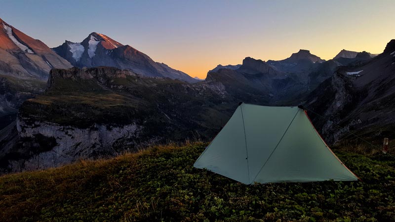 Via Alpina 2019 camp 3