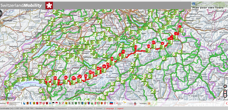 Via Alpina Passbook stations