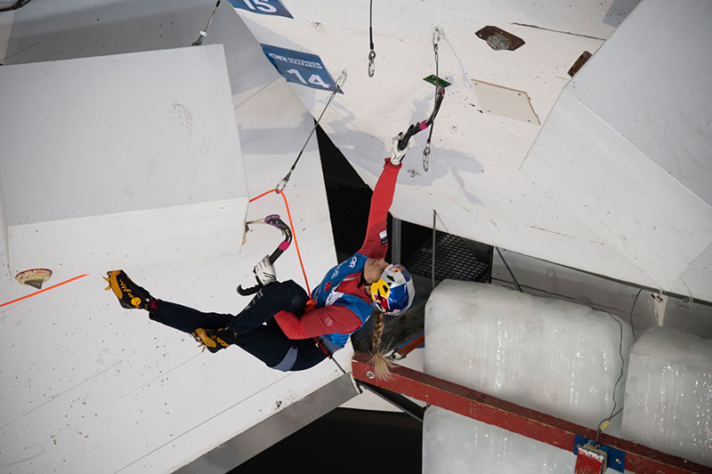 saas fee ice climbing