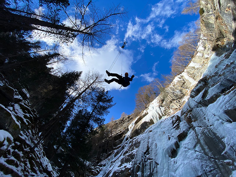 saas fee rope swing